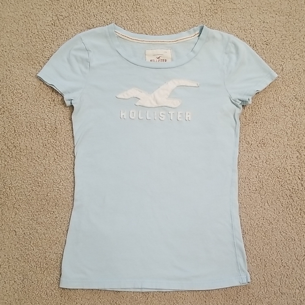 Vintage Hollister Sky Blue Baby Tee